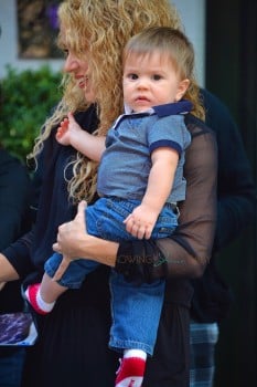 Shakira Steps Out In NYC With youngest Son Sasha