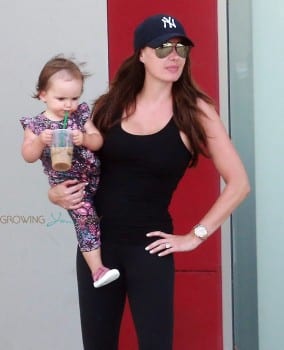 Tamara Ecclestone out in LA with her daughter Sophia Rutland