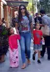 Camila Alves out in NYC with kids Levi, Vida & Livingston McConaughey
