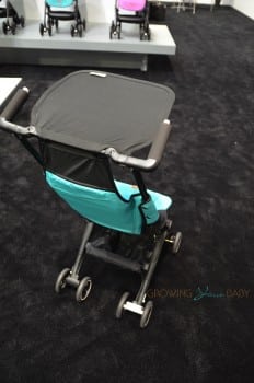 GB Pockit Stroller - back of stroller