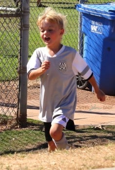 Julian Thicke at his soccer game