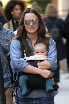 Keira Knightley Steps Out With Baby Edie In NYC