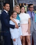Kelly Ripa and Mark Consuelos with kids Michael & Lola, Joaquin at The Hollywood Walk Of Fame ceremony
