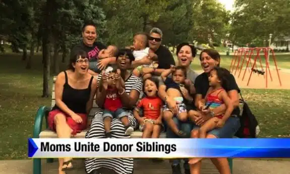Moms and Sperm Donor Siblings Reunite