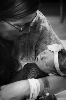 Natalie Morgan with daughter Eleanor