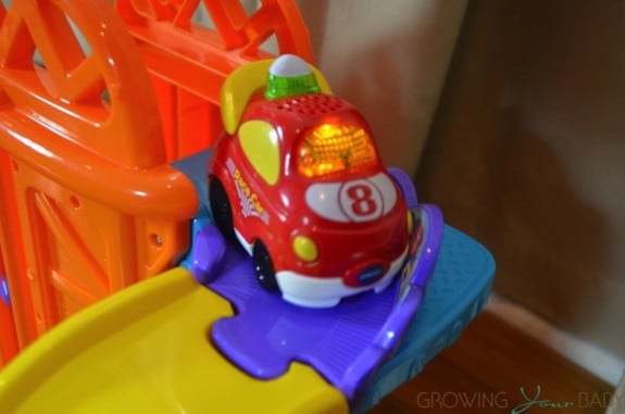 VTECH Go! Go! Smart Wheels - Ultimate RC Speedway - rounding the corner