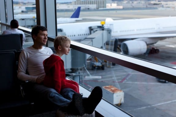 boy at airport