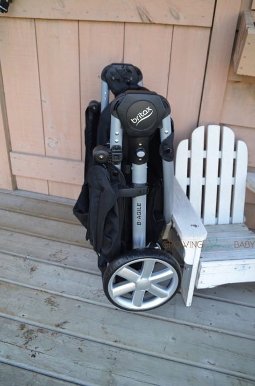 britax folding stroller