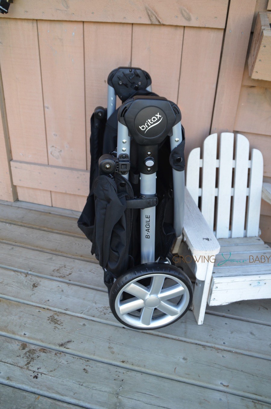 britax b agile stroller folding