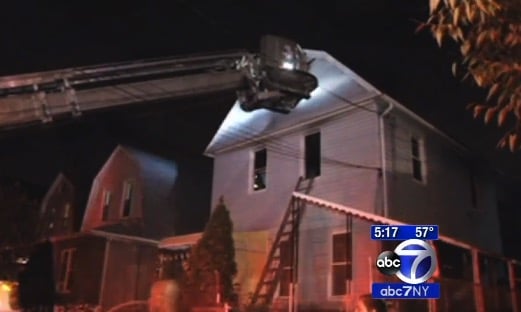 FDNY Lieutenant Adam Vilagos saves 3 week old baby in Queens