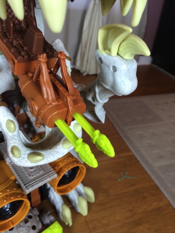 Imaginext Ultra T-Rex - arrows ready to be fired