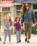 Sarah Jessica Parker does the school run with Marion and Tabitha Broderick