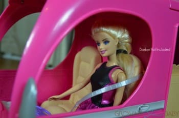barbie pop up camper with Barbie