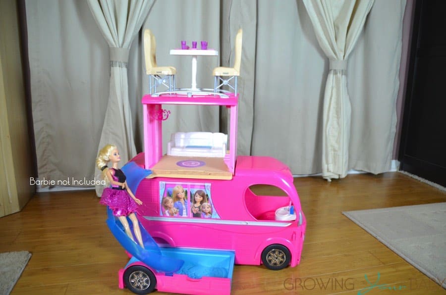 barbie pop up camper