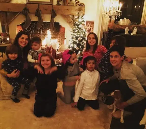 Aly Landry with kids Estela, Marcello and Vanentin