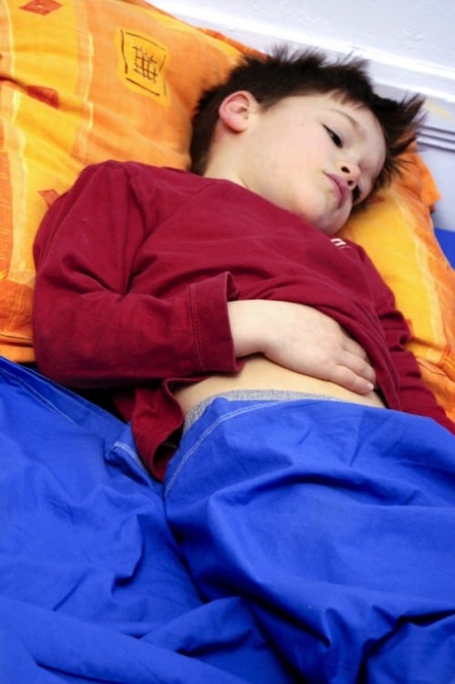 Child with appendicitis