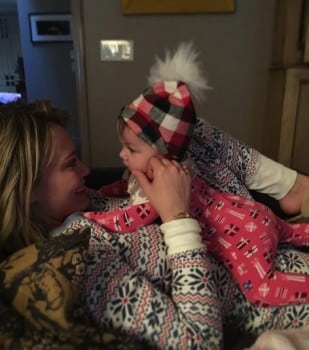 Haylie Duff's daughter Ryan with sister Hilary