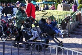 Kourtney Kardashian at Disneyland with kids Penelope and Reign Disick