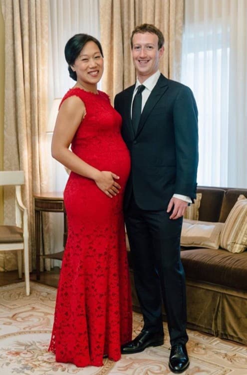 Mark Zuckerberg and wife Priscilla Chan