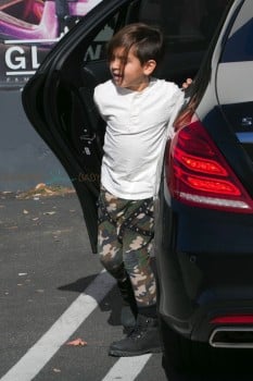 Mason Disick goes shopping  in Woodland Hills, California