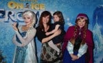 Sara Rue and daughter Talulah Price at the premiere of Disney On Ice's 'Frozen' at Staples Center LA