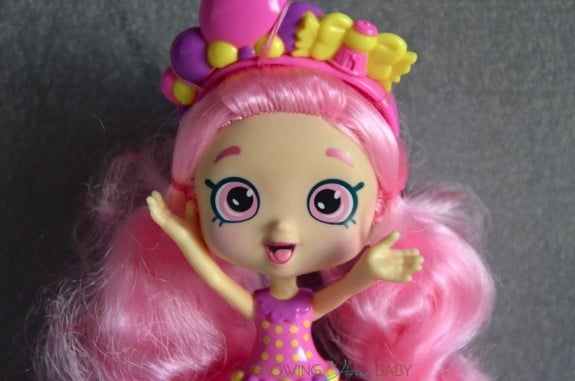 Shopkins Bubbleisha doll - close up