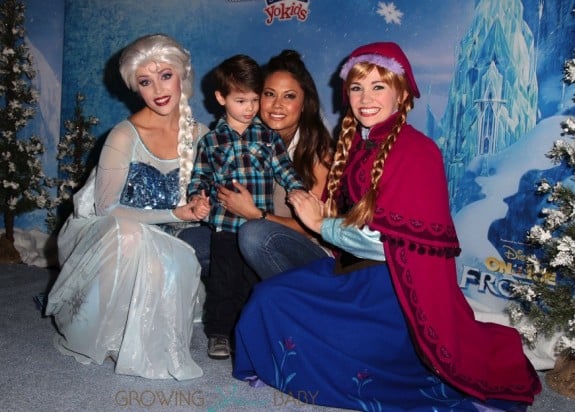 Vanessa Lachey and son Camden Lachey at the premiere of Disney On Ice's 'Frozen' at Staples Center LA