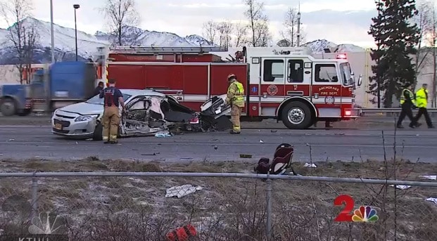 Baby in Car Seat Ejected During Accident