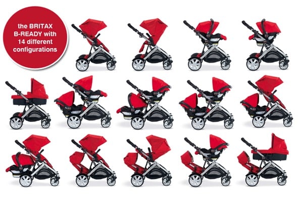 Britaz B-ready stroller configurations