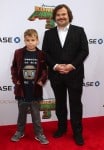 Jack Black, son Samuel Jason Black at Dream Works and Twentieth Century Fox present the World Premiere for Kung Fu Panda 3