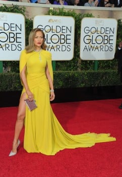 Jennifer Lopez at the 73rd Annual Golden Globes Awards