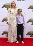 Kate Hudson with her son Ryder Robinson at Dream Works and Twentieth Century Fox present the World Premiere for Kung Fu Panda 3
