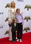 Kate Hudson with  her son Ryder Robinson at Dream Works and Twentieth Century Fox present the World Premiere for Kung Fu Panda 3