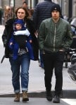 Keira Knightley takes a New Years Day stroll with her husband James Righton, their baby Edie