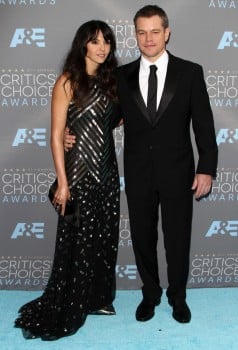 Matt Damon and wife Isabella attend The 21st Annual Critics' Choice Awards in Los Angeles