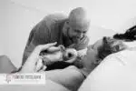 Child birth seconds after baby's birth 13