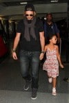 Gabriel Aubry takes a flight out of Los Angeles with adorable Nahla