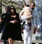 Kim and Kanye shop with a sleepy North West in Beverly Hills
