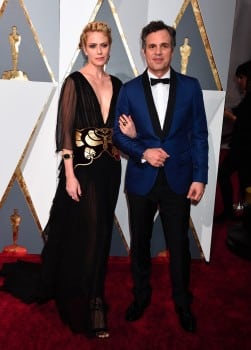 Mark Ruffalo and wife Sunrise Coigney  at the 88th Annual Academy Awards