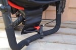 Peg Perego Book Cross Stroller  stroller resting on handle bar holders