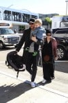 Pregnant Ginnifer Goodwin & Family Catch a Flight Out of LAX