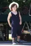 Skyler Berman at the market in LA
