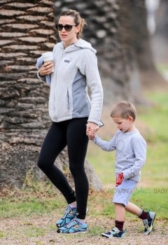 Jennifer Garner Goes For a Walk With Her Adorable Son Samuel Affleck