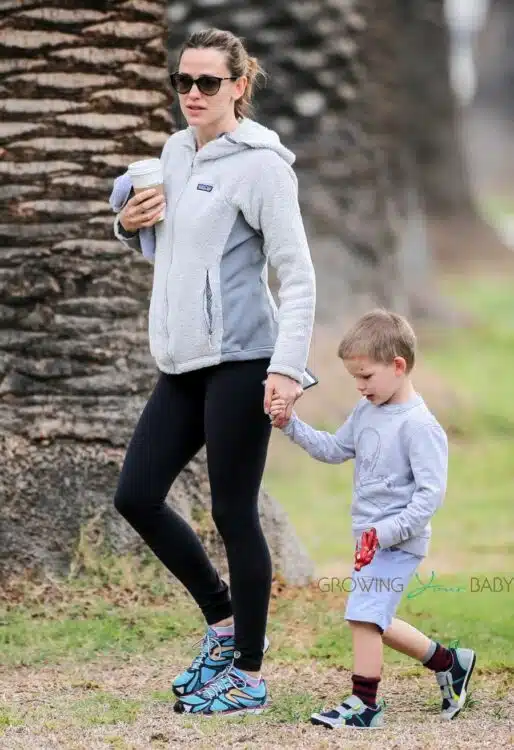 Jennifer Garner Goes For a Walk With Her Adorable Son Samuel Affleck