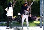 Kelly Rowland Takes Her son Titan Witherspoon to the Park in LA