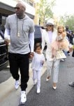 Khloe Kardashian and Lamar Odom attend Easter Sunday with Mason and Penelope Disick