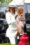 Khloe Kardashian attends Easter Sunday with niece Penelope Disick
