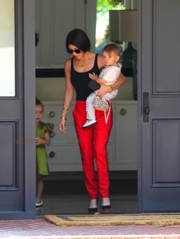 Kourtney Kardashian out in LA with son Reign and daughter Penelope Disick