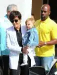 Kris Jenner Attends Easter Service with boyfriend Cory Gamble and grandson Reign Disick
