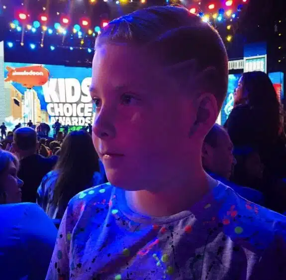 Liam McDermott at the Nickelodeon Kid's Choice Awards 2016